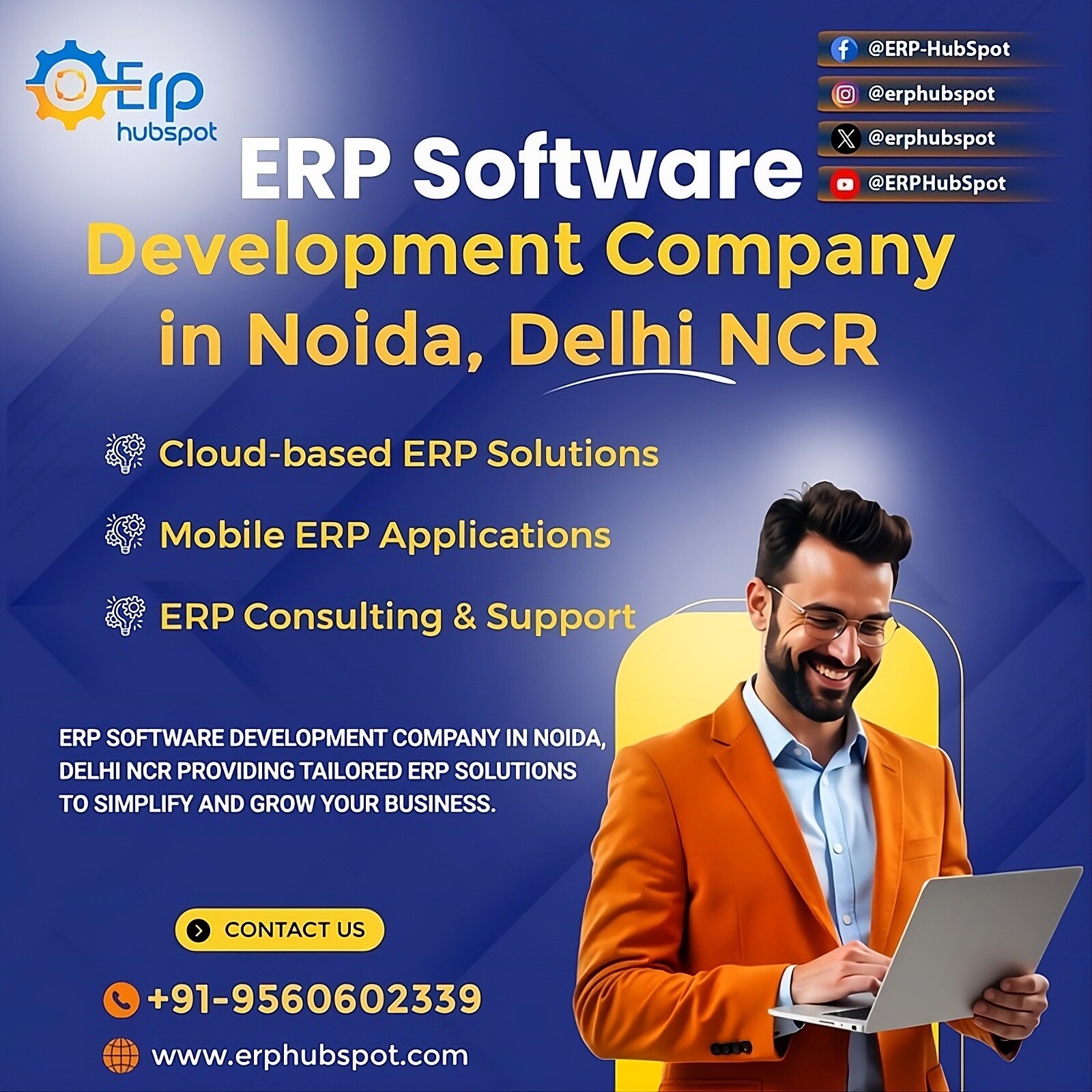 ERP Software Development Services in Noida | ERP Hubspot