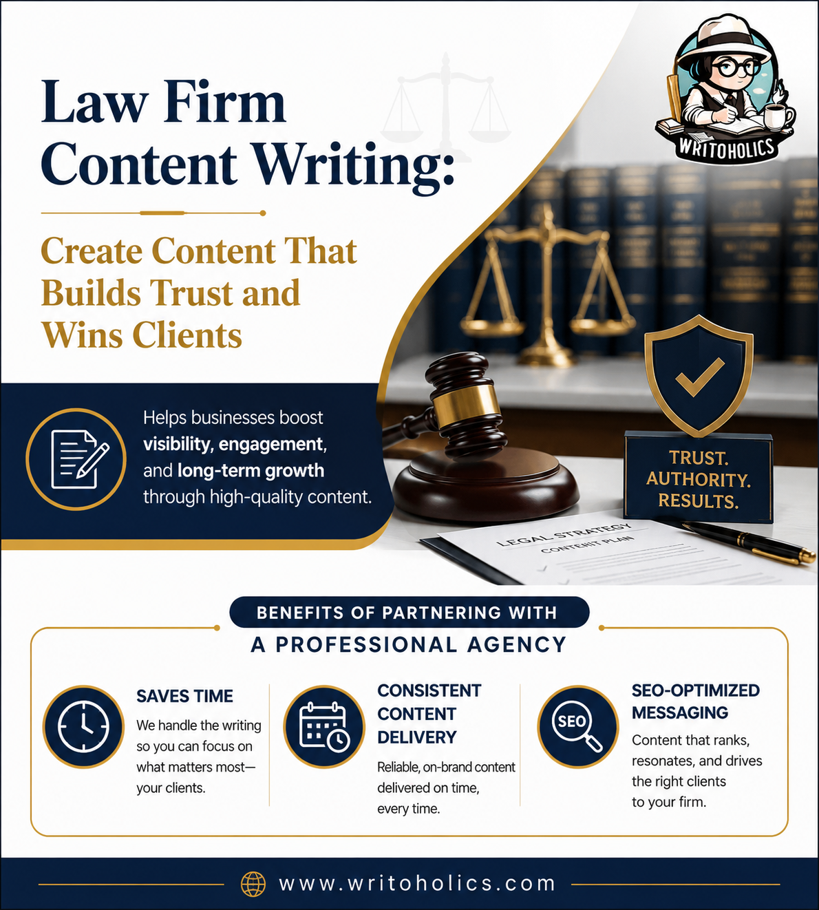 Law Firm Content Writing: Create Content That Builds Trust and Wins Clients