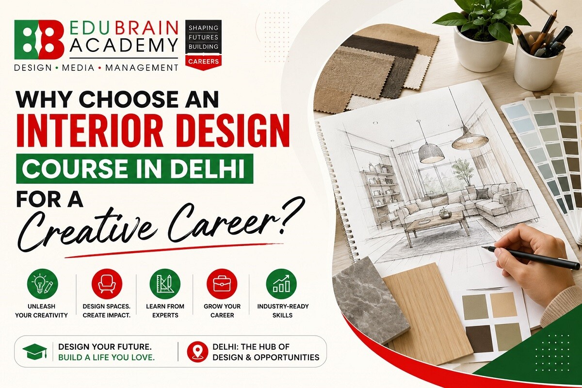 Top Interior Designing Course in Delhi | Edu Brain Academy