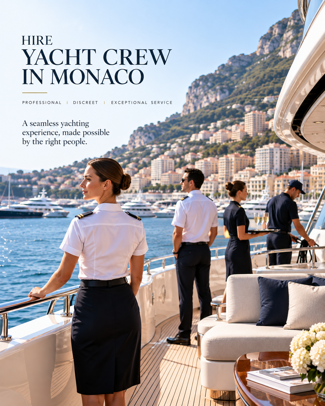 Hire Yacht Crew in Monaco
